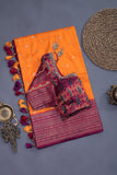 Twill Kanchi Saree with a pure Patola Blouse