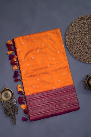 Twill Kanchi Saree with a pure Patola Blouse