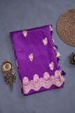 Raw Mango Pattu Saree - Royalty draped in Purple