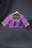 Pure Silk Saree in a dreamy lavender hue