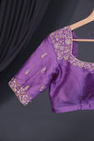 Pure Silk Saree in a dreamy lavender hue