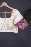 Raw Mango Pattu Saree - Royalty draped in Purple