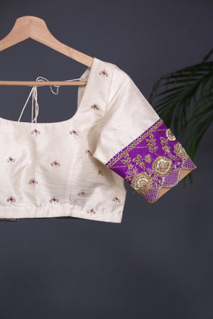 Raw Mango Pattu Saree - Royalty draped in Purple