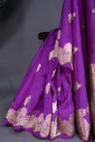Raw Mango Pattu Saree - Royalty draped in Purple