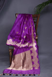 Raw Mango Pattu Saree - Royalty draped in Purple