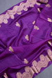 Raw Mango Pattu Saree - Royalty draped in Purple