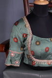A lovely hot pink Bandini saree with kalamkari print on Modal silk