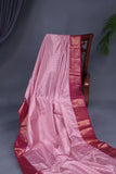 Ikkat Kanchi saree in a lovely pink shade - absolutely gorgeous