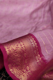 Ikkat Kanchi saree in a lovely pink shade - absolutely gorgeous