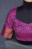 Ikkat Kanchi saree in a lovely pink shade - absolutely gorgeous