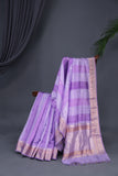 Pure Silk Saree in a dreamy lavender hue