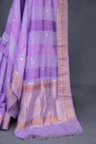 Pure Silk Saree in a dreamy lavender hue