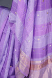 Pure Silk Saree in a dreamy lavender hue