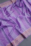 Pure Silk Saree in a dreamy lavender hue