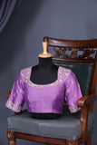 Pure Silk Saree in a dreamy lavender hue