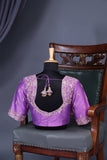 Pure Silk Saree in a dreamy lavender hue