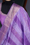 Pure Silk Saree in a dreamy lavender hue