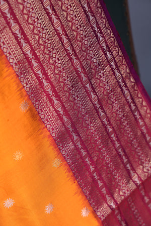 Twill Kanchi Saree with a pure Patola Blouse