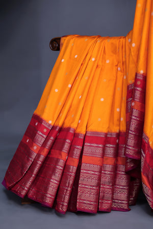 Twill Kanchi Saree with a pure Patola Blouse