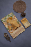 Multi colored Banarasi Georgette saree