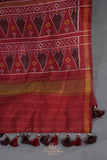 A masterpiece Patan Patola saree in brown & multi colors