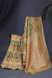 Multi colored Banarasi Georgette saree