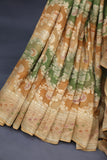 Multi colored Banarasi Georgette saree