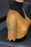 Multi colored Banarasi Georgette saree