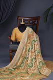 Multi colored Banarasi Georgette saree