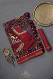 A masterpiece Patan Patola saree in brown & multi colors