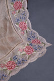 Crushed Tissue saree in a beautiful champagne color
