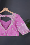 Pure Kanjeevaram Silk Saree - The Pink Dream of Royal Elegance
