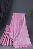 Pure Kanjeevaram Silk Saree - The Pink Dream of Royal Elegance