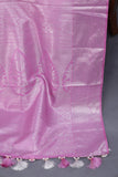 Pure Kanjeevaram Silk Saree - The Pink Dream of Royal Elegance