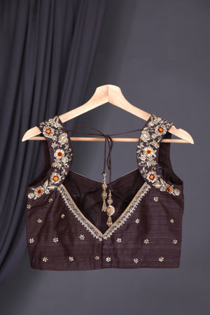 Designer Sequins Georgette Saree