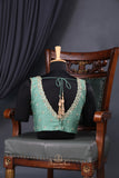 Mashru Silk Saree in aqua Blue Hue