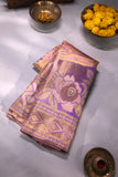 Kanjeevaram Tissue saree in lovely lavender