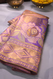 Kanjeevaram Tissue saree in lovely lavender