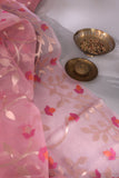 Muslin jamdaani in pretty pink