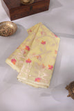 Muslin jamdaani in a beautiful shade of yellow