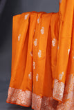 Sunshine woven in Silk - Raw Mango Pattu Saree