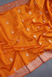 Sunshine woven in Silk - Raw Mango Pattu Saree