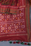 Twill Patola Saree in a unique floral weave design