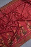 Twill Patola Saree in a unique floral weave design