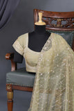 Satin Georgette Cocktail saree
