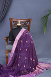 Soft Silk Pattu - Color play at its finest - Purple/Lavender