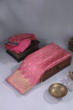 Budget Friendly Soft silk saree in pretty pink
