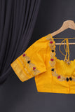 Stunning jamdaani with kanchi border in black !