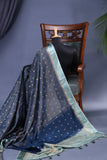 Soft Silk Pattu - An understated luxury - Dark Blue