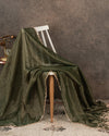 Dark Green Chanderi Tissue saree